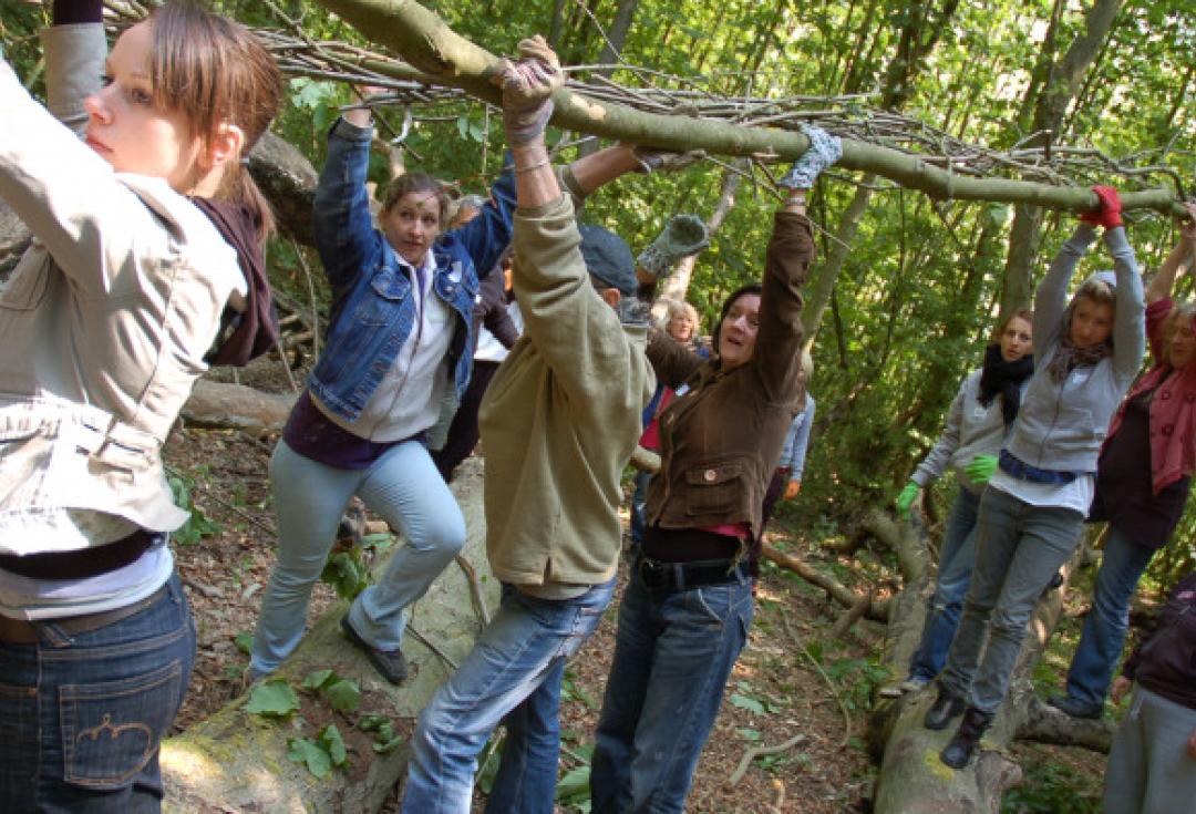 Brighton Access to Art - outdoor forest activity